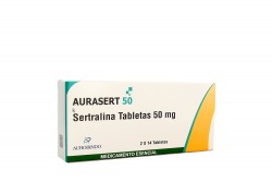 Aurasert 50 mg Caja Con 28 Tabletas Rx Rx4