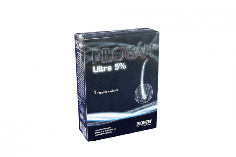 Pilogan Ultra 5% Caja Con Frasco Con 60 mL