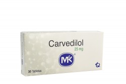 Carvedilol 25 Mg Caja Con 30 Tabletas Rx Rx4