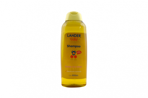 Shampoo Lander Baby Original Frasco Con 800 mL