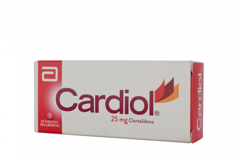 Cardiol 25 mg Caja Con 30 Tabletas Rx Rx4