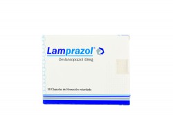 Lamprazol 30 mg Caja Con 30 Cápsulas De Liberación Retardada Rx