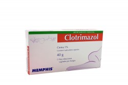 Clotrimazol 1% Crema Vaginal Caja Con Tubo Con 40 g + 6 Aplicadores