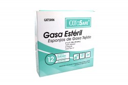 Hisopos De Gasa Estéril 4" x 4" Caja Con 24 Unidades