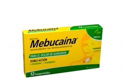 Mebucaína Caja Con 12 Comprimidos