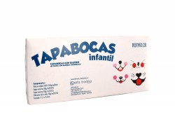 Tapabocas Infantil Con Elástico Alfa Safe Caja Con 50 Unidades