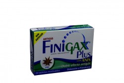 Finigax Plus Con Anís Caja Con 24 Tabletas Masticables