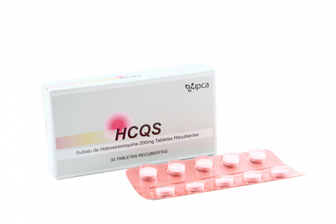 HCQS 200 mg Caja Con 30 Tabletas Recubiertas Rx4