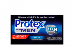 Jabón Antibacterial Protex For Men Sport Empaque Con 2 Barras Con 120 g C/U