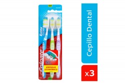 Cepillo Dental Colgate Extra Clean Empaque Con 3 Unidades