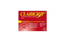 Clarigrip 2.0 / 5.0 / 500 mg Caja Con 24 Tabletas