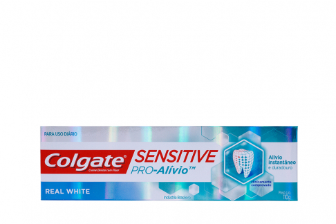 Crema Dental Colgate Sensitive Pro Alivio Blanqueadora Caja Con Tubo Con 110 g