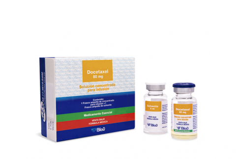 DOCEtaxel 80 mg Caja Con Un Frasco Vial Rx Rx1 Rx4