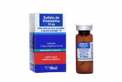 Vinblastina 10 mg Caja Con 1 Ampolla Rx Rx3 Rx4