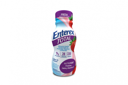 Enterex Total Frasco Con 237 mL- Sabor Fresa