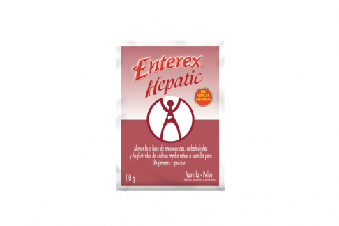 Enterex Hepatic Polvo Sobre Con 110 g - Sabor Vainilla
