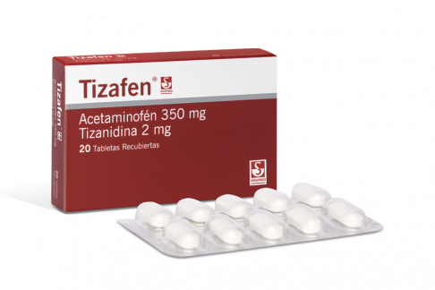 Tizafen Siegfried 350 mg / 2 mg Caja De 20 Tabletas Recubiertas Rx