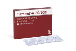 Tiazomet A 20 / 10 mg  Caja Con 28 Tabletas Recubiertas Rx4