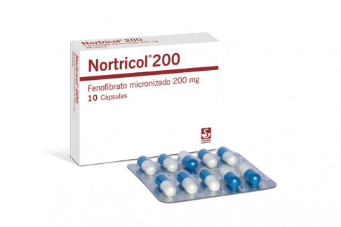 Nortricol 200 mg Caja Con 10 Cápsulas Rx1 Rx4