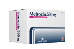 Metrozin 500 mg Caja Con 50 Cápsulas Blandas Rx
