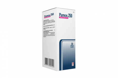 Pamox 250 mg Caja Con 30 Cápsulas Blandas Rx