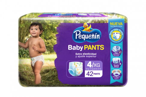 Etapa 4XG Pequeñín Baby Pants Empaque Con 42 Unidades