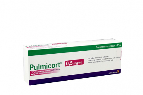 Pulmicort 0,5 mg / mL Caja Con 5 Sobres Rx Rx4