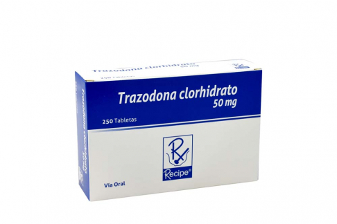 Trazodona Clorhidrato 50 mg Caja Con 250 Tabletas Rx