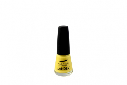 Esmalte Para Uñas Fashion Colors Lander Frasco Con 7 mL - Ref 55 Color Amarillo