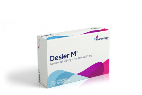 Desler-M 5 / 10 mg Caja Con 20 Tabletas Rx Rx4