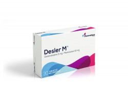 Desler-M 5 /10 mg Caja Con 30 Tabletas Rx