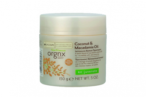 LaCoupe Orgnx Tratamiento Reparador Aceite de Coco y Macadamia Frasco Con 150 g