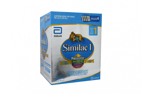Similac 1 ProSensitive Caja Con 4 Bolsas Con 350 g C/U