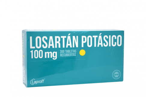 Losartán Potásico 100 mg Caja Con 300 Tabletas Rx