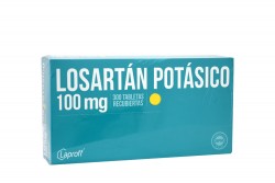 Losartán Potásico 100 mg Caja Con 300 Tabletas Rx Rx4
