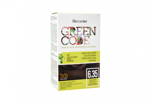 Crema De Color Green Code Tono Rubio Oscuro Chocolate Caja Con 1 Kit