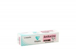 Amikacina 100 mg / 2 mL Caja Con 1 Ampollla Rx Rx2
