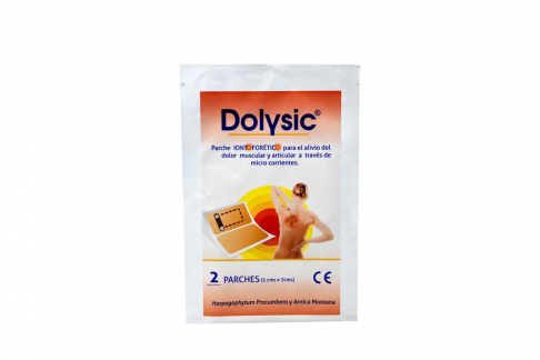 Dolysic - Parche Iontoforetico Para El Alivio Del Dolor Muscular Y Articular Empaque Con 2 Unidades