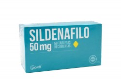 Sildenafilo 50 mg Caja Con 50 Tabletas Recubiertas Rx