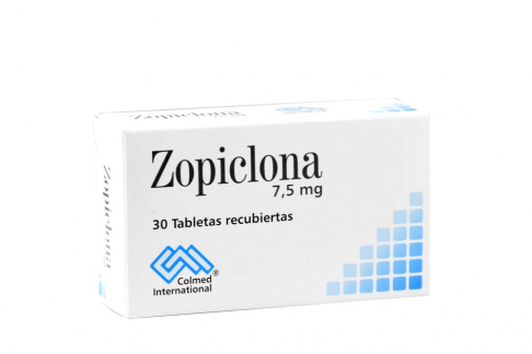 Zopiclona 7.5 mg Caja Con 30 Tabletas Recubiertas Rx