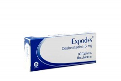 Expodes 5 mg Caja Con 10 Tabletas Recubiertas Rx