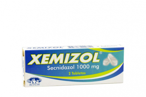 Xemizol 1000 mg Caja Con 2 Tabletas Rx