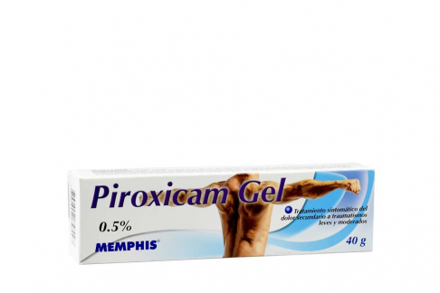 Piroxicam Gel 0.5% Caja Con Tubo Con 40g