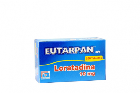 Eutarpan 10 Mg Caja Con 100 Tabletas