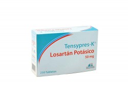 Tensypres-K 50 Mg Caja Por Tabletas 250 Anglo