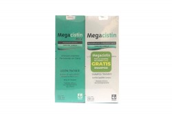 Megacistin Max Loción Tratante Frasco Con 120 mL + Megacistin Shampoo Frasco Con 200 mL