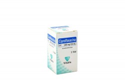 Ciprofloxacina 100 mg / 10 mL Caja Por 1 Frasco Vial Rx Rx2