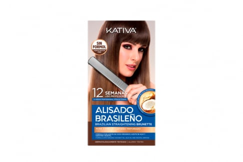 Kativa Alisado Brasileño Straightening Brunette 1 Kit ( 12 Semanas)