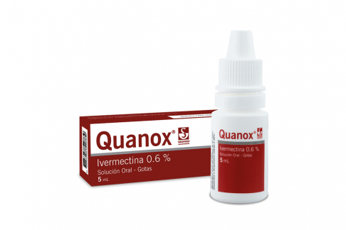 Quanox Solución Oral 0.6 % Caja Con Frasco Con 5 mL Rx