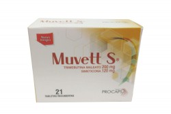 Muvett S 200 / 120 mg Caja Con 21 Tabletas Recubiertas Rx